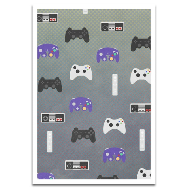 Eat Sleep Game Repeat Poster Video Game Artwork Gaming Post... 11 x 17 Inches 